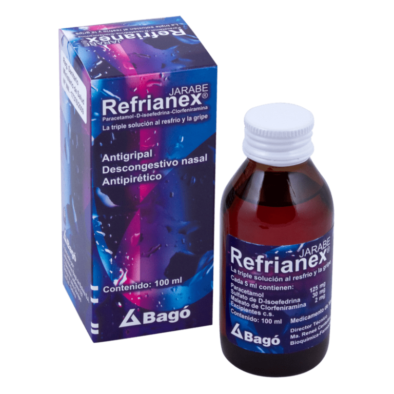 Refrianex Jarabe Laboratorios Bagó de Bolivia