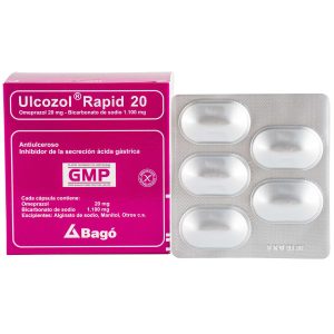 Ulcozol Rapid 20 – Cápsulas